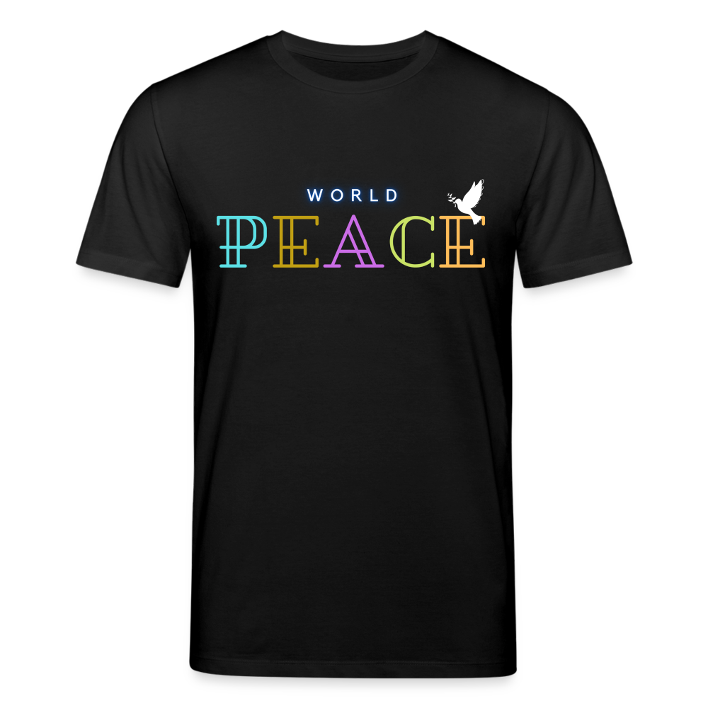 Männer Bio-T-Shirt von Stanley & Stella World Peace - Schwarz