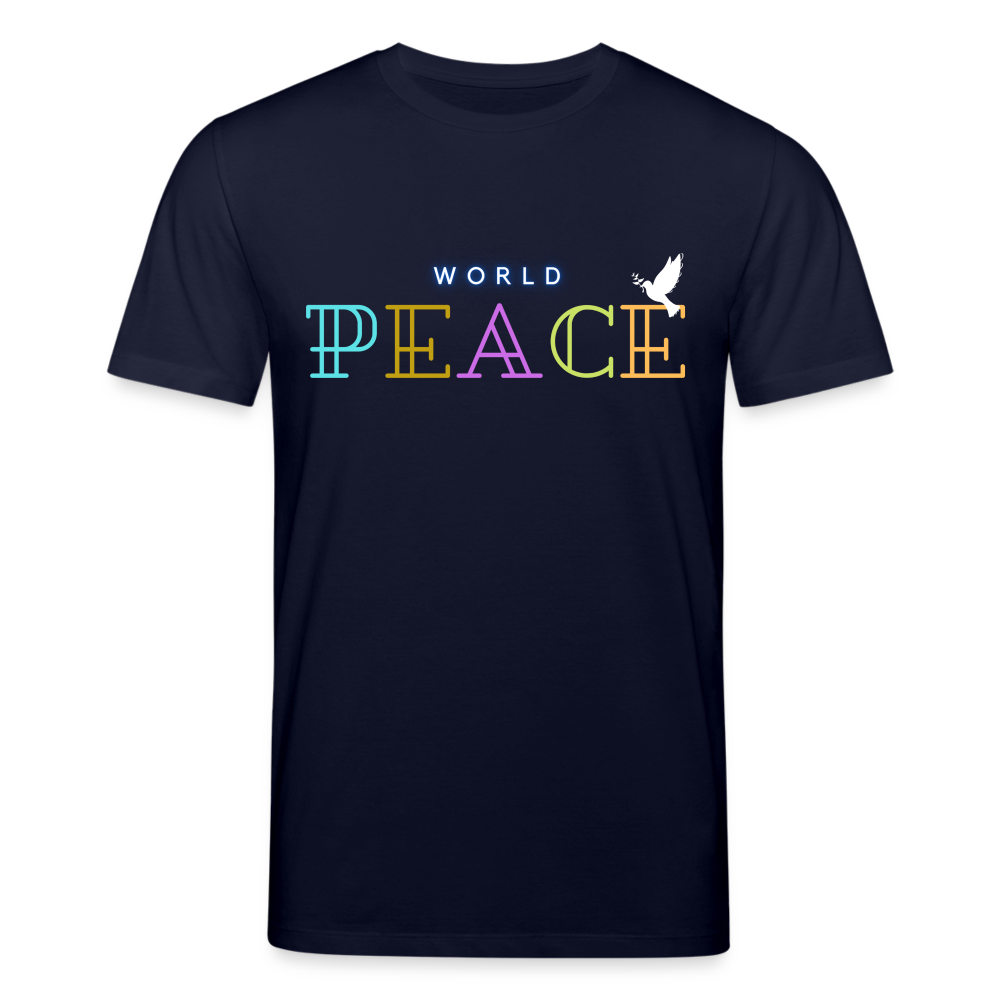 Männer Bio-T-Shirt von Stanley & Stella World Peace - Navy