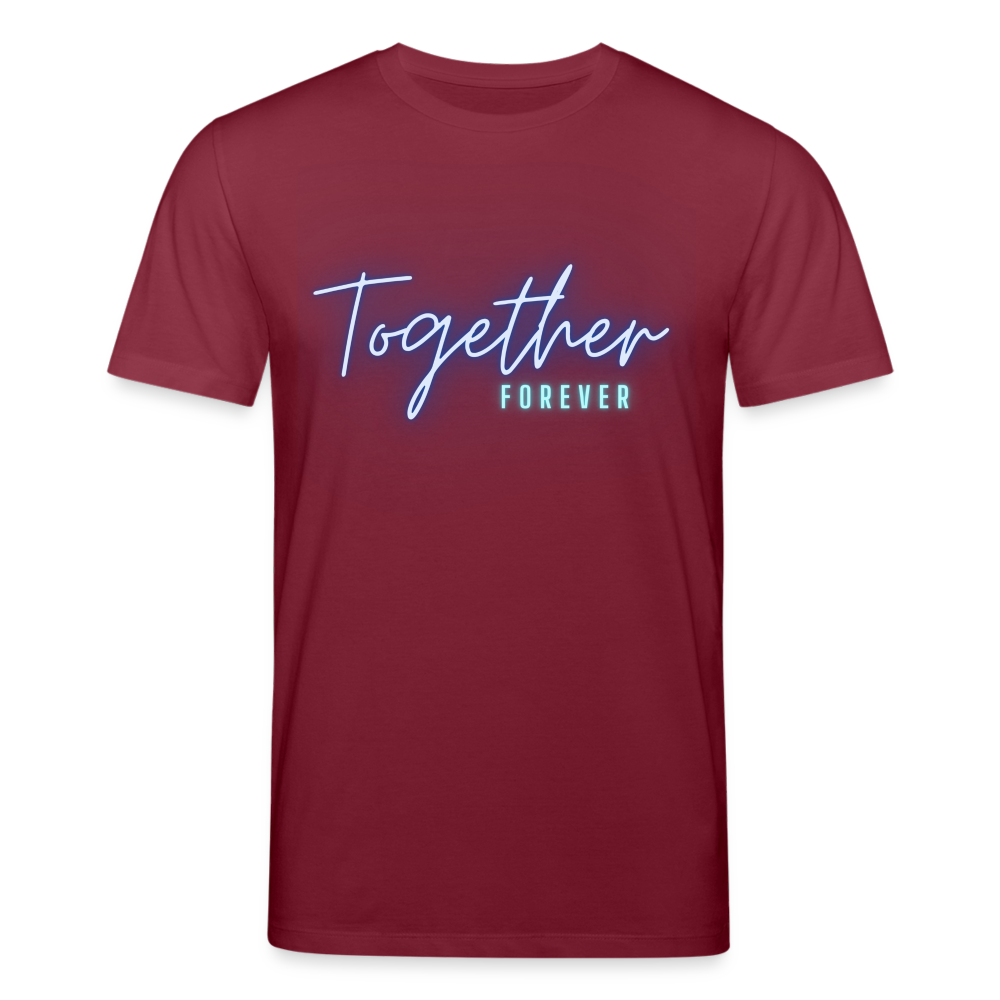 Männer Bio-T-Shirt von Stanley & Stella Together Forever - Burgunderrot