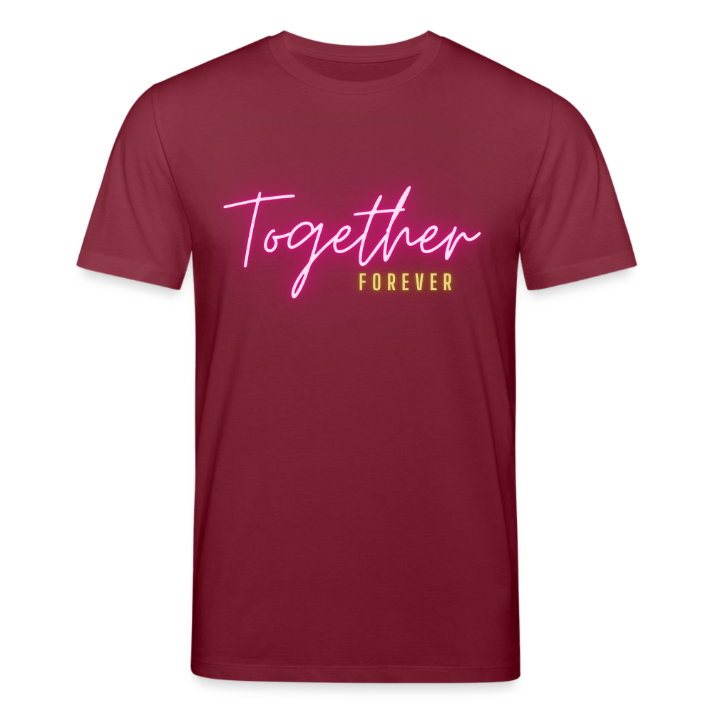Männer Bio-T-Shirt von Stanley & Stella Together Forever - Burgunderrot