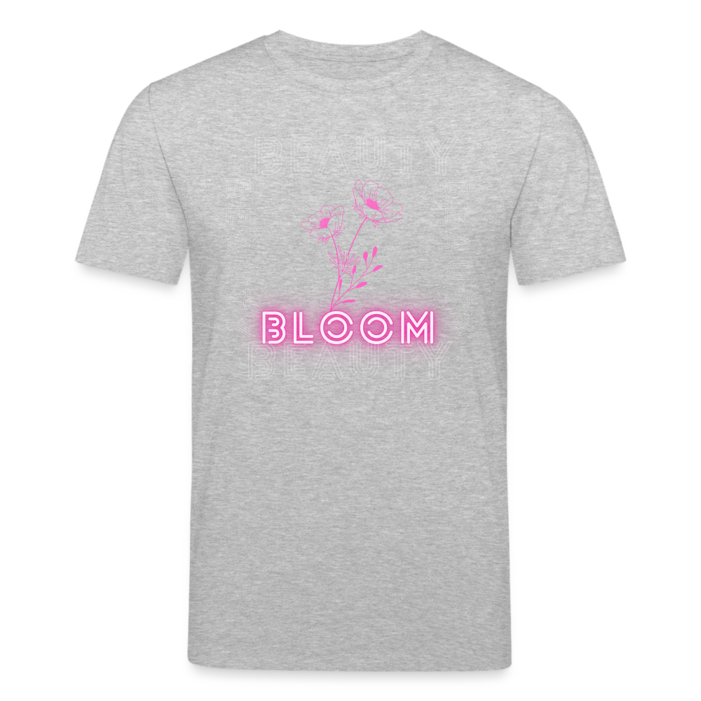Männer Bio-T-Shirt von Stanley & Stella Beauty Bloom - Grau meliert