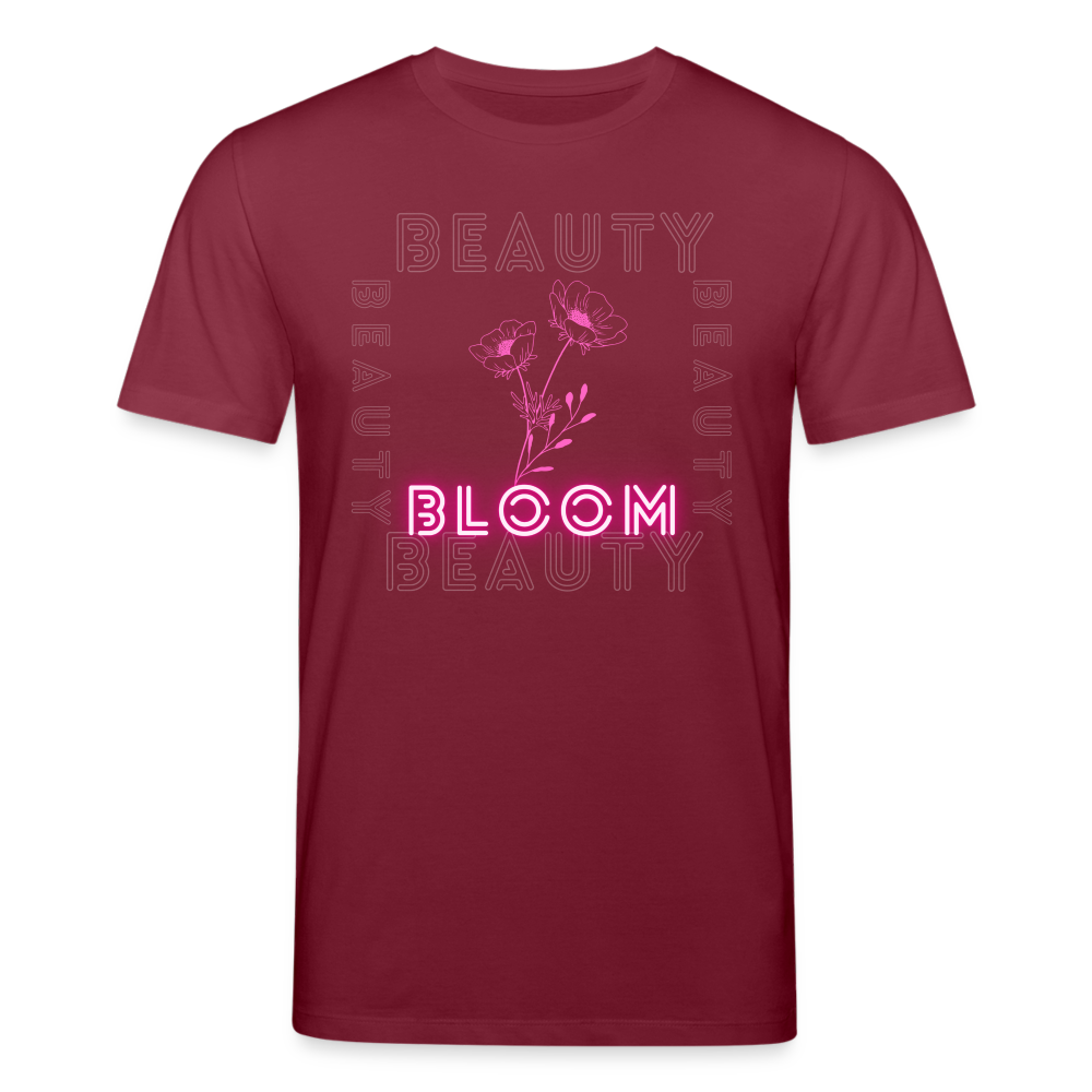 Männer Bio-T-Shirt von Stanley & Stella Beauty Bloom - Burgunderrot