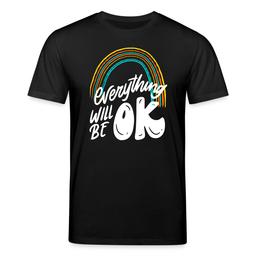 Männer Bio-T-Shirt von Stanley & Stella everything will be ok - Schwarz