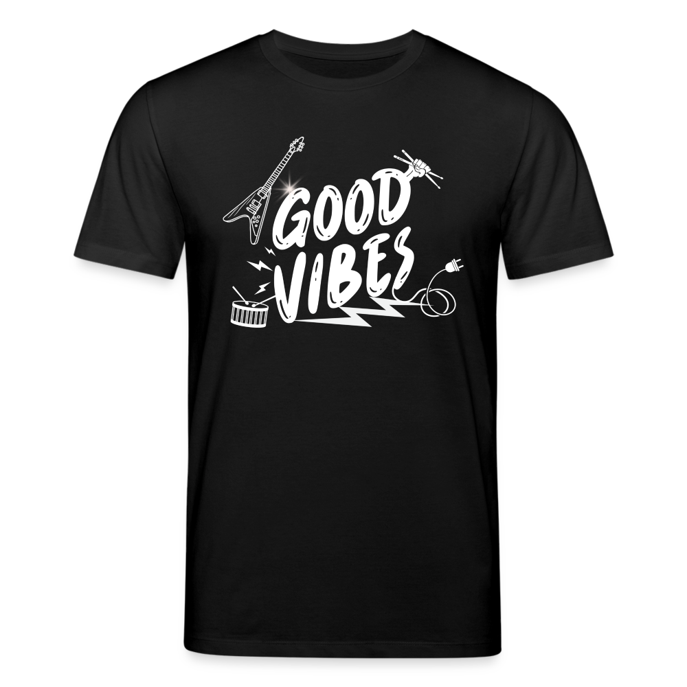 Männer Bio-T-Shirt von Stanley & Stella Good Vibes - Schwarz