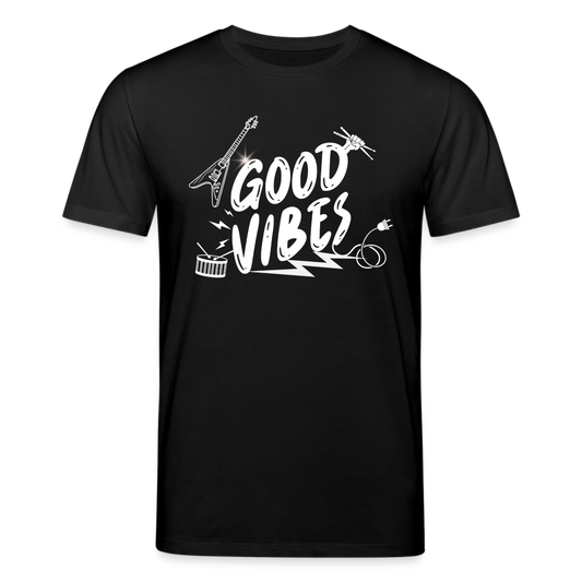 Männer Bio-T-Shirt von Stanley & Stella Good Vibes - Schwarz