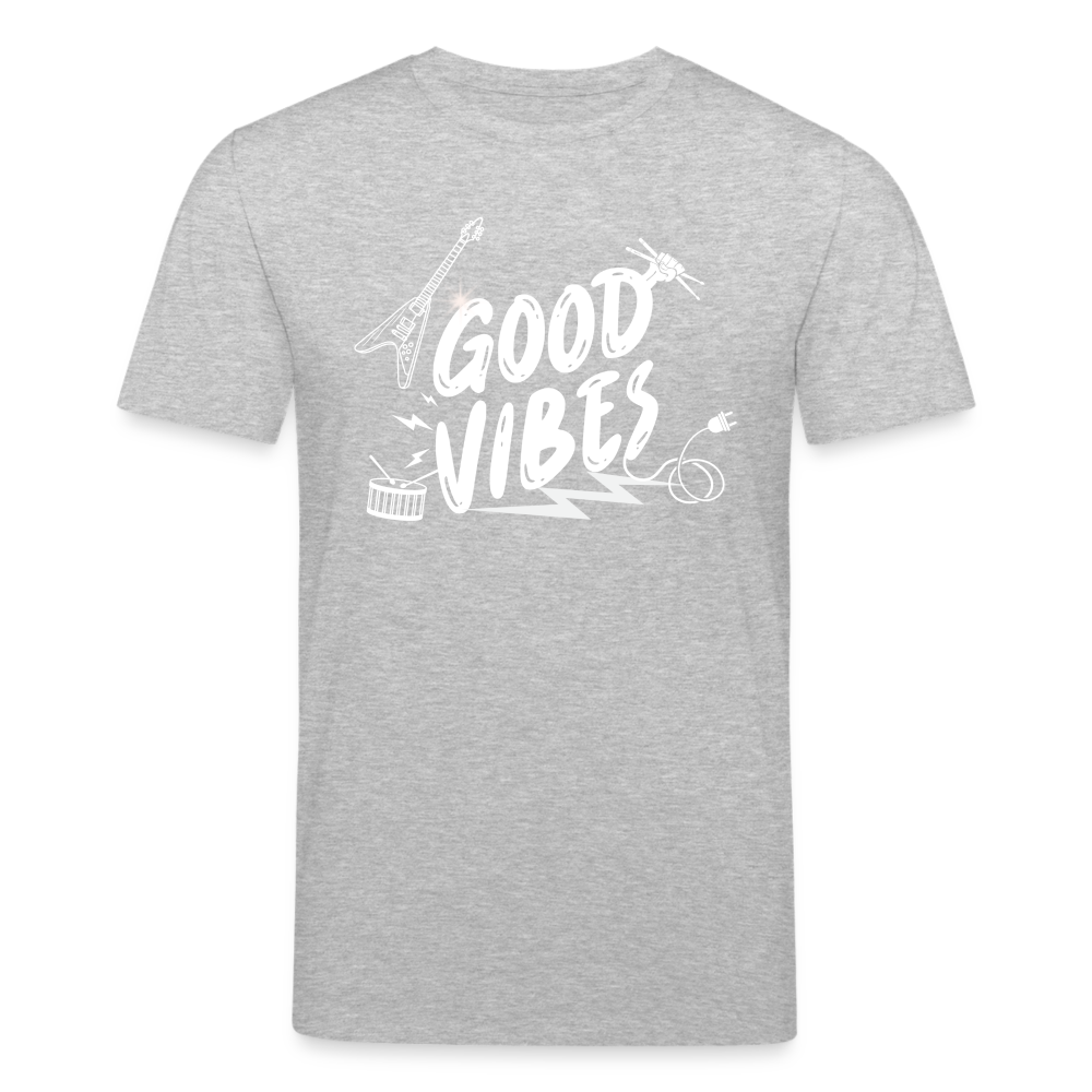 Männer Bio-T-Shirt von Stanley & Stella Good Vibes - Grau meliert