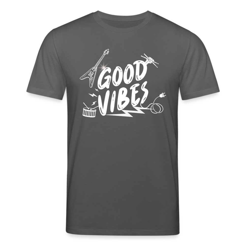 Männer Bio-T-Shirt von Stanley & Stella Good Vibes - Anthrazit