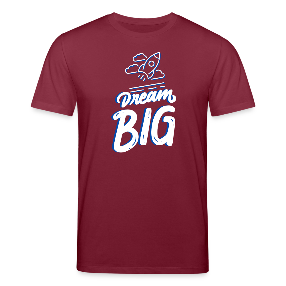 Männer Bio-T-Shirt von Stanley & Stella Dream Big - Burgunderrot