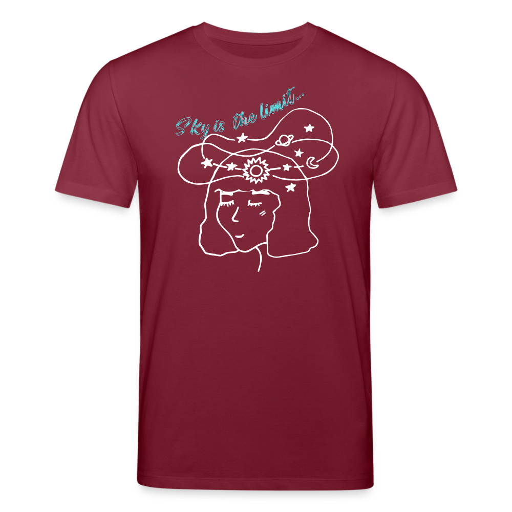Männer Bio-T-Shirt von Stanley & Stella Sky is the Limit - Burgunderrot