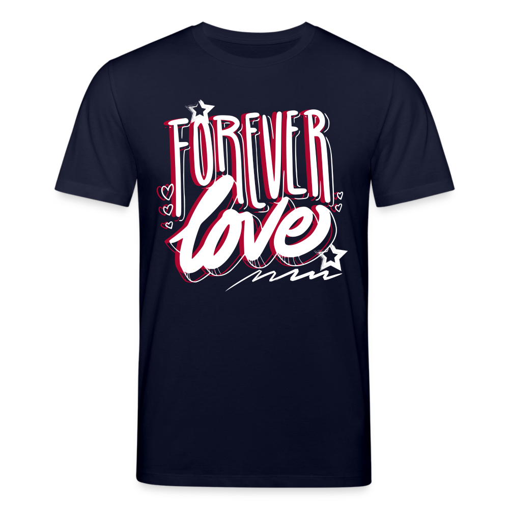 Männer Bio-T-Shirt von Stanley & Stella Forever LOVE - Navy