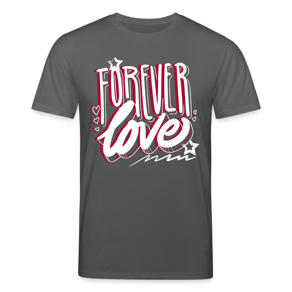 Männer Bio-T-Shirt von Stanley & Stella Forever LOVE - Anthrazit
