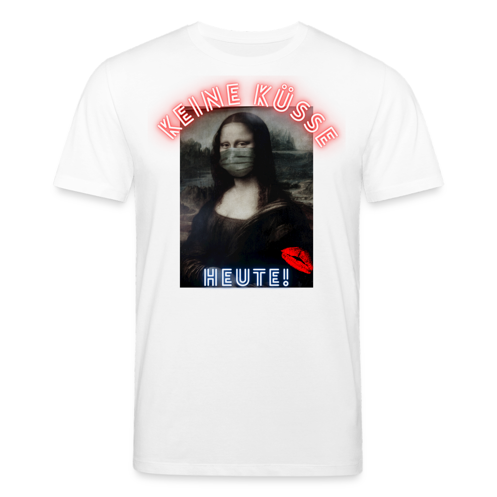 Männer Bio-T-Shirt von Stanley & Stella Heute Keine Küsse - weiß