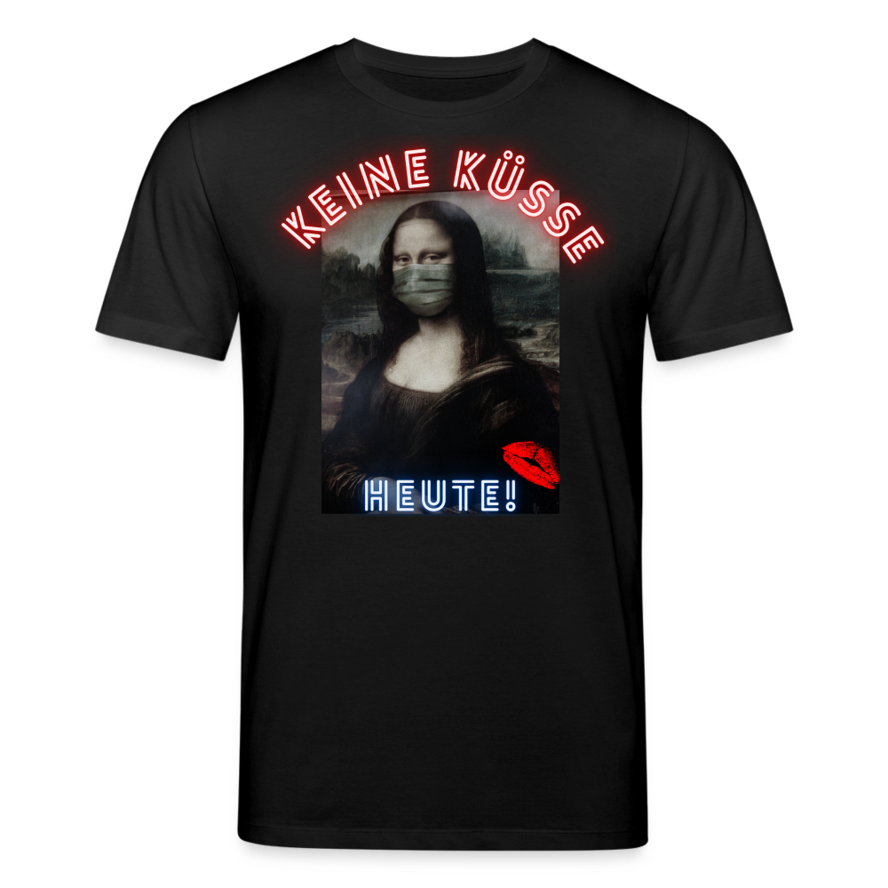 Männer Bio-T-Shirt von Stanley & Stella Heute Keine Küsse - Schwarz
