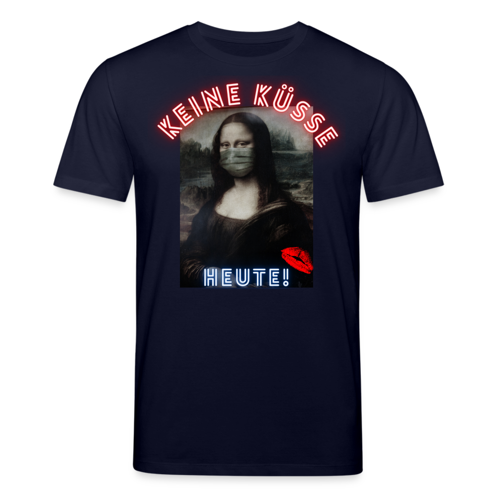 Männer Bio-T-Shirt von Stanley & Stella Heute Keine Küsse - Navy
