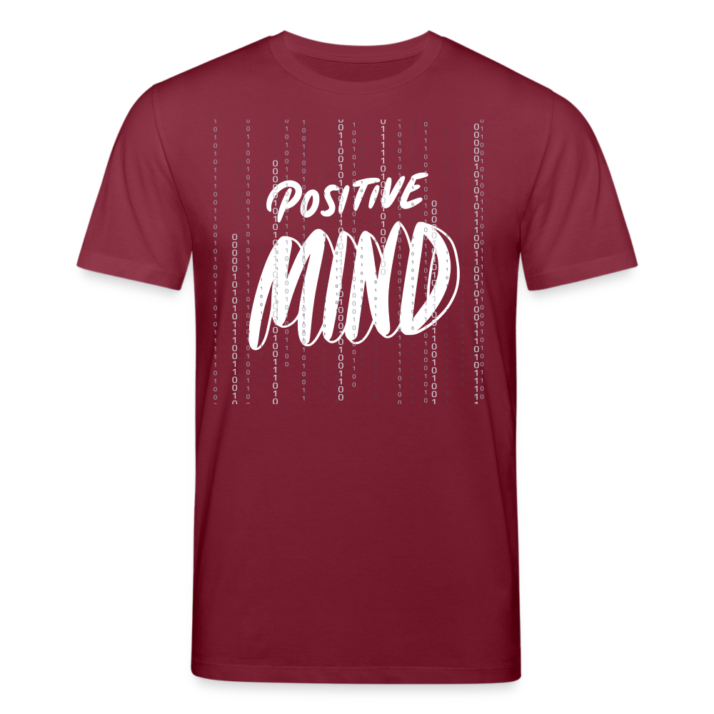 Männer Bio-T-Shirt von Stanley & Stella Positive Mind - Burgunderrot