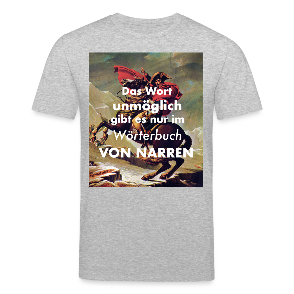 Männer Bio-T-Shirt von Stanley & Stella Das Wort Unmöglich - Grau meliert