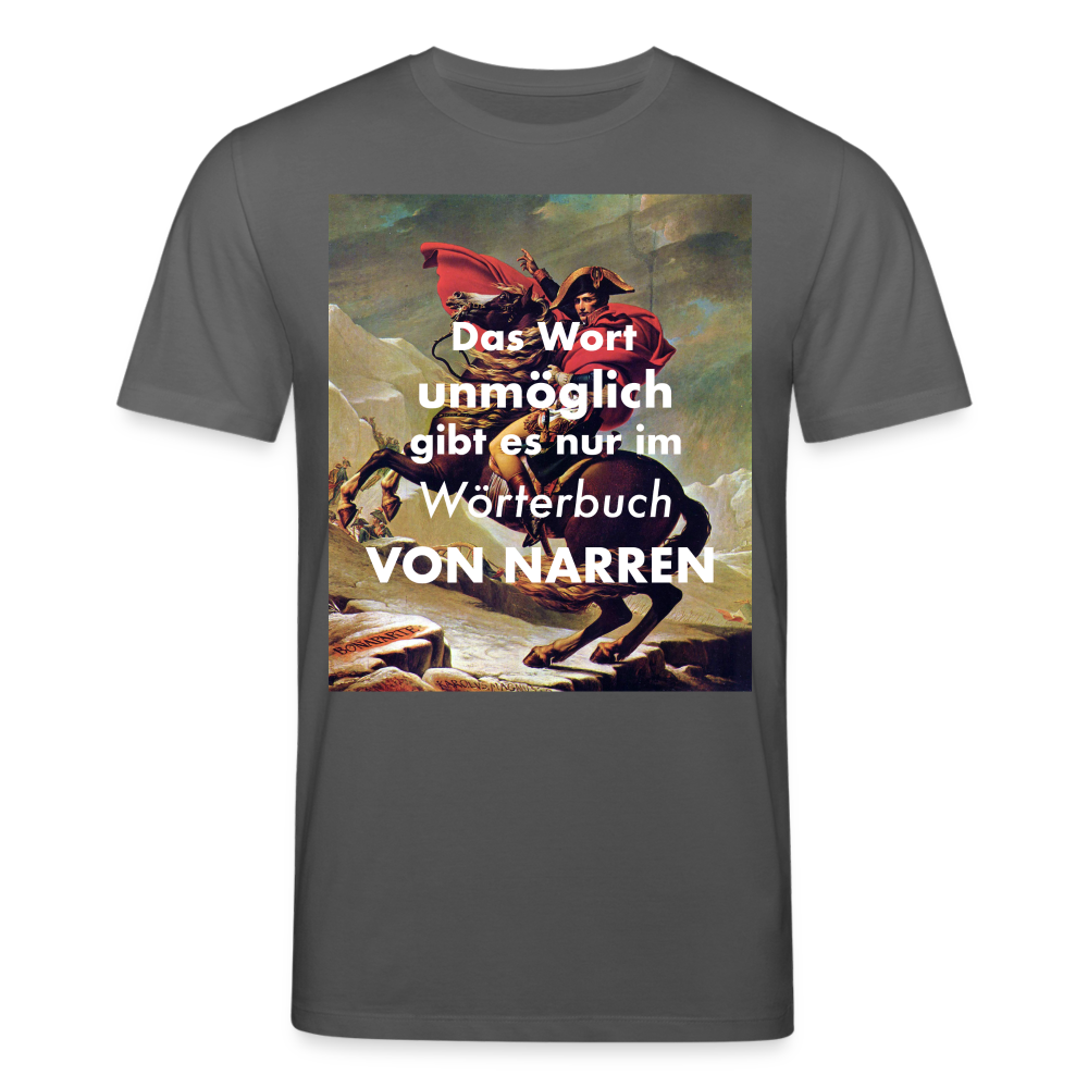 Männer Bio-T-Shirt von Stanley & Stella Das Wort Unmöglich - Anthrazit