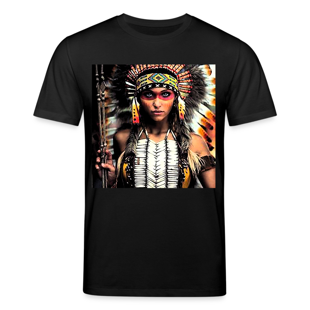 Männer Bio-T-Shirt von Stanley & Stella Indianer - Schwarz