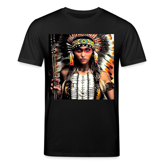 Männer Bio-T-Shirt von Stanley & Stella Indianer - Schwarz