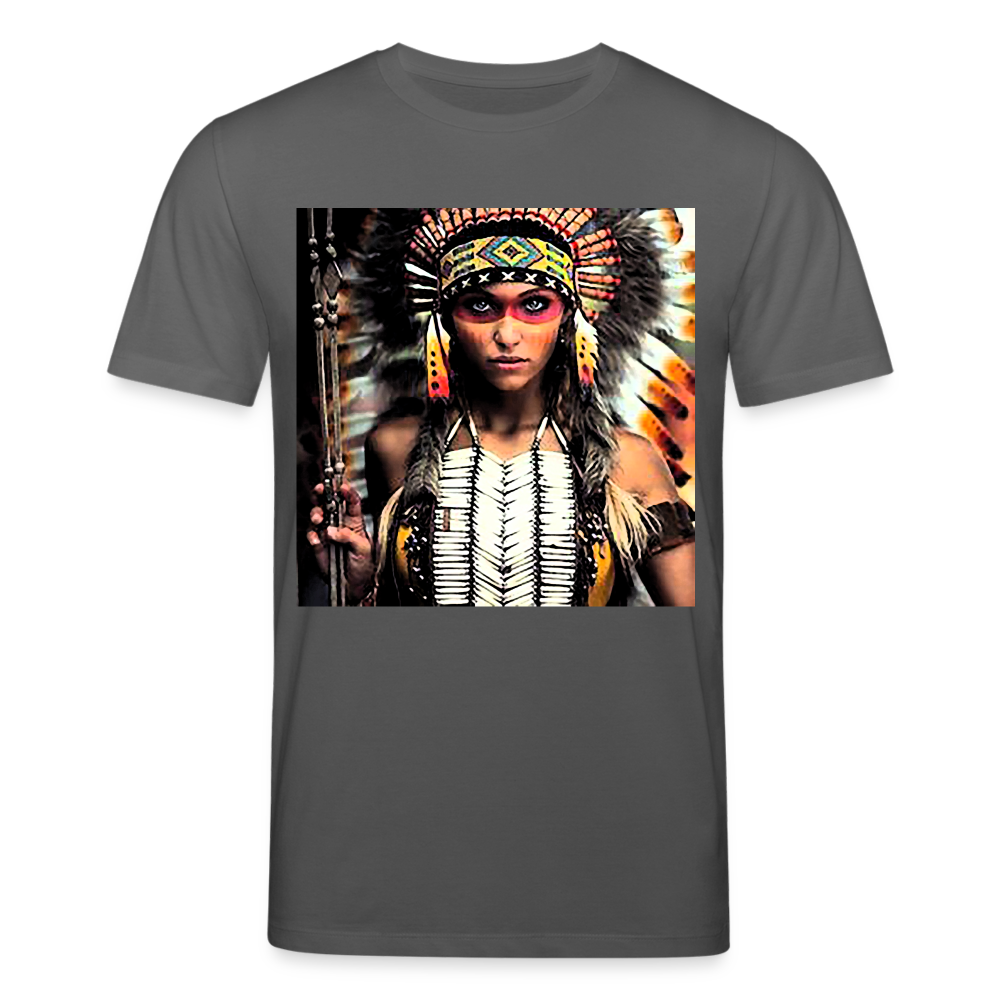 Männer Bio-T-Shirt von Stanley & Stella Indianer - Anthrazit