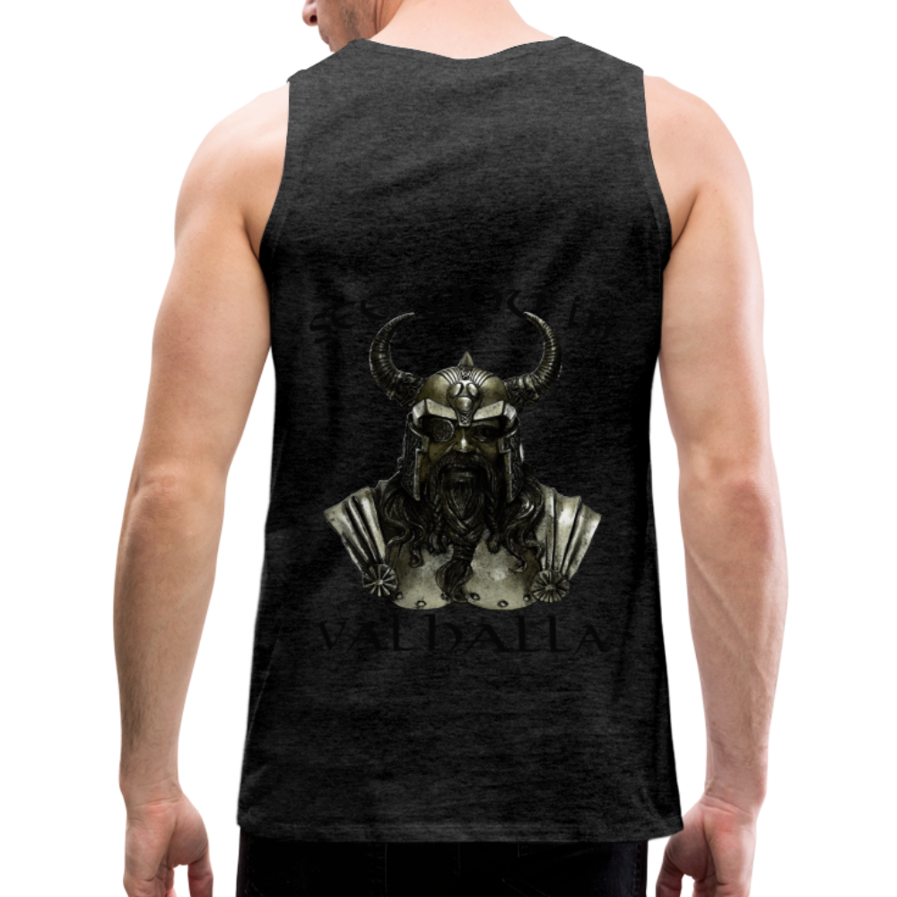 Männer Premium Tanktop T-Shirt Muskelshirt Achselshirt See You in Valhalla - Anthrazit