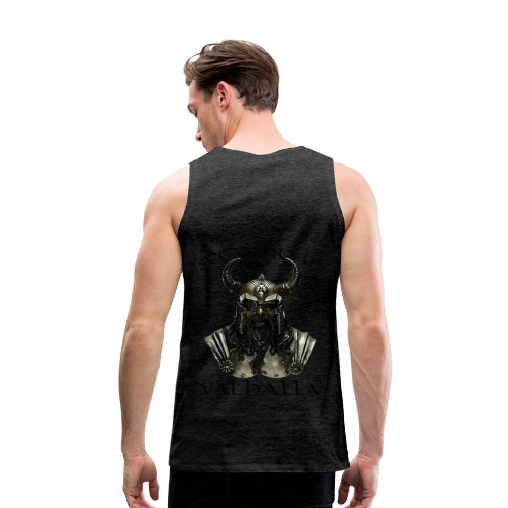Männer Premium Tanktop T-Shirt Muskelshirt Achselshirt See You in Valhalla - Anthrazit