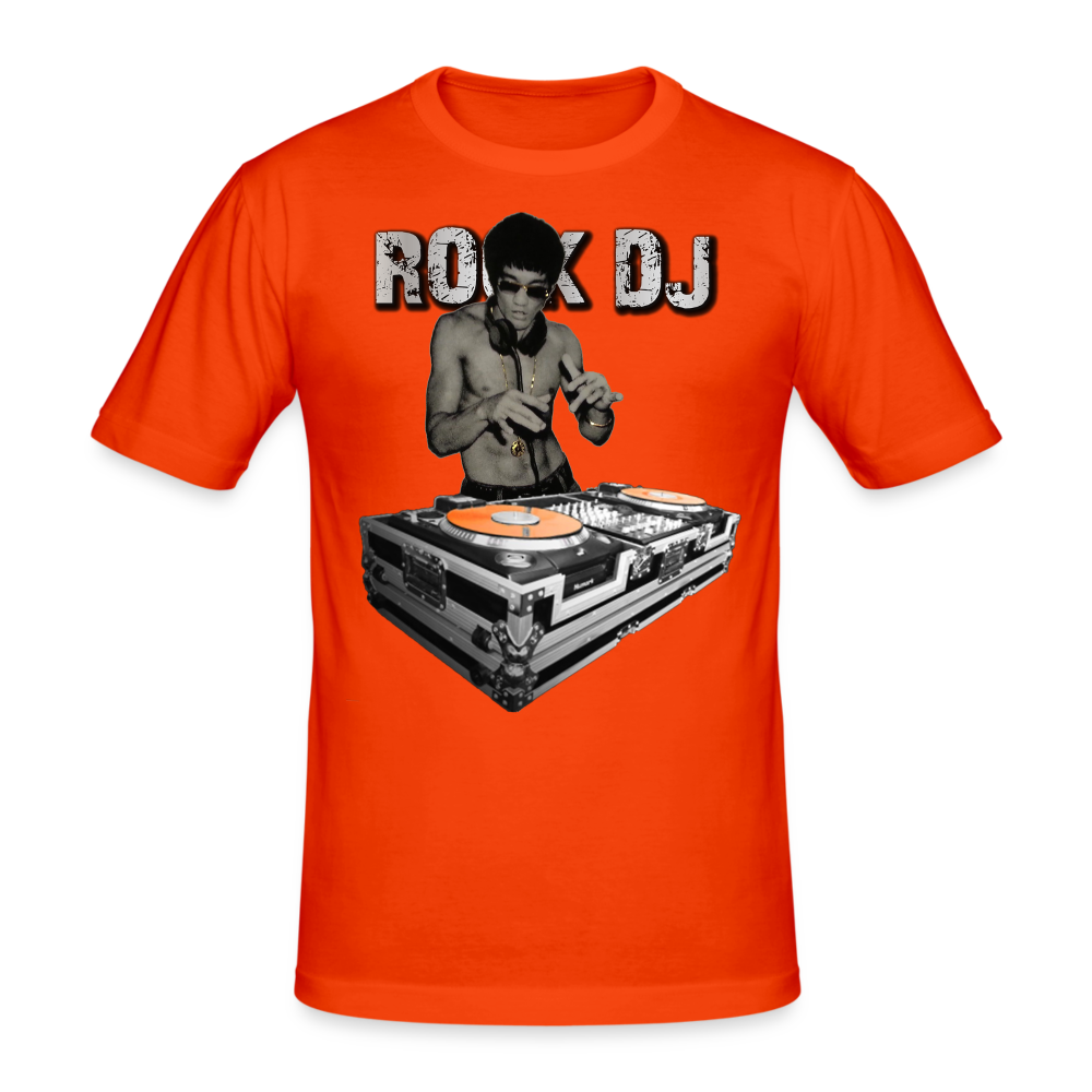 Männer Gildan Heavy Kurzarm T-Shirt Streetwear Bruce Lee - kräftig Orange