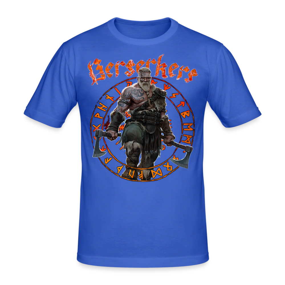 Männer Gildan Heavy Kurzarm T-Shirt Streetwear Berserkers - Königsblau