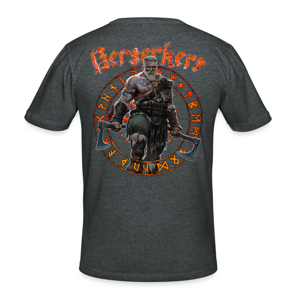 Männer Gildan Heavy Kurzarm T-Shirt Streetwear Berserkers - Dunkelgrau meliert
