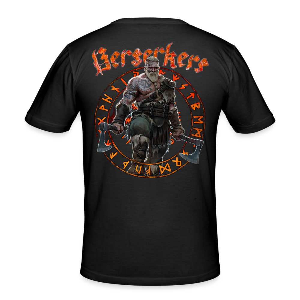 Männer Gildan Heavy Kurzarm T-Shirt Streetwear Berserkers - Schwarz