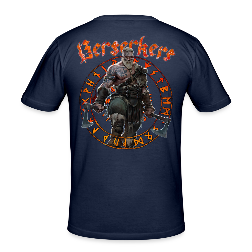 Männer Gildan Heavy Kurzarm T-Shirt Streetwear Berserkers - Navy