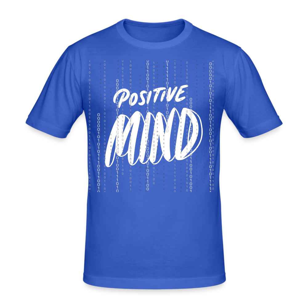 Männer Gildan Heavy Kurzarm T-Shirt Streetwear Positive Mind - Königsblau