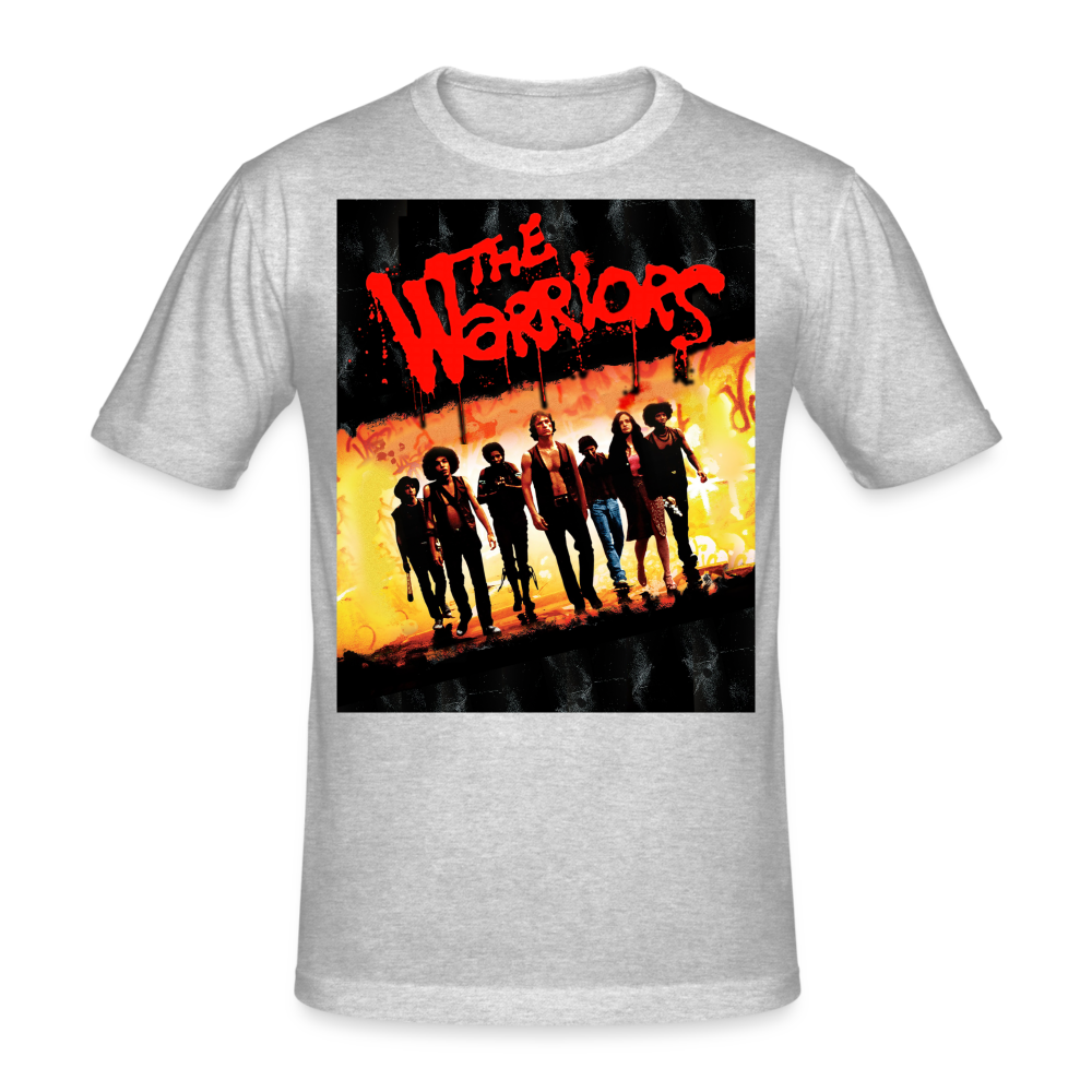 Männer Gildan Heavy Kurzarm T-Shirt Streetwear The Warriors - Grau meliert