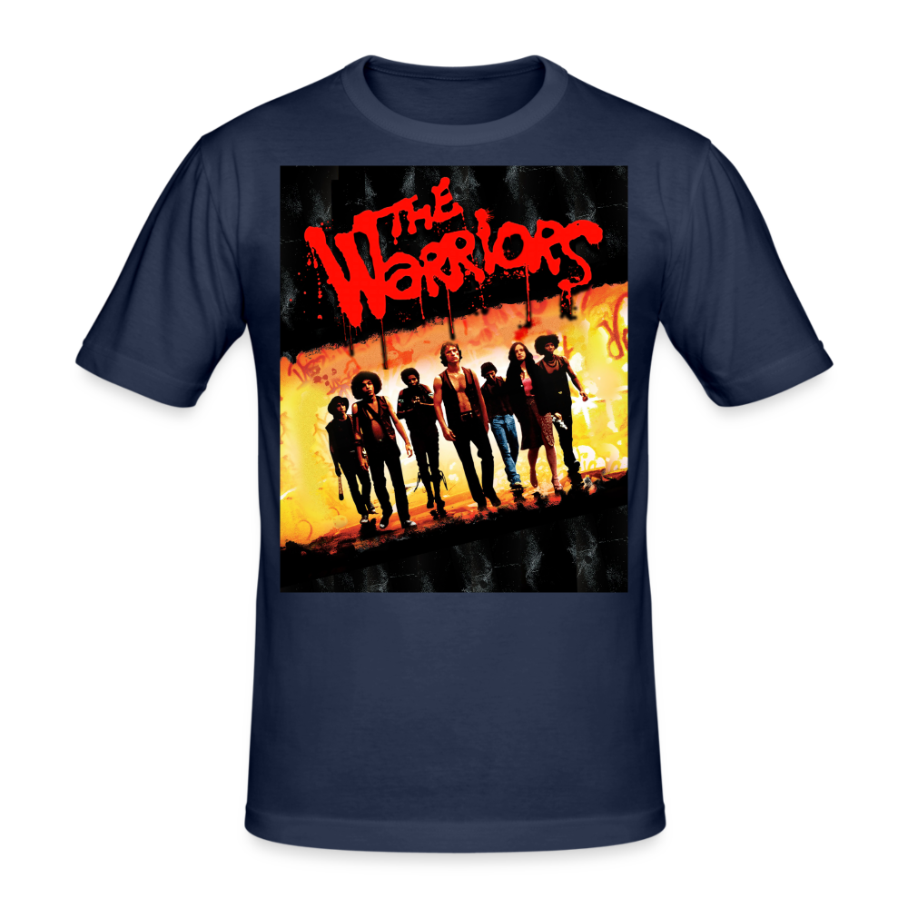 Männer Gildan Heavy Kurzarm T-Shirt Streetwear The Warriors - Navy