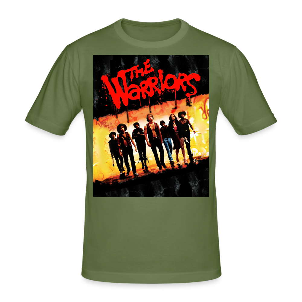 Männer Gildan Heavy Kurzarm T-Shirt Streetwear The Warriors - Militärgrün