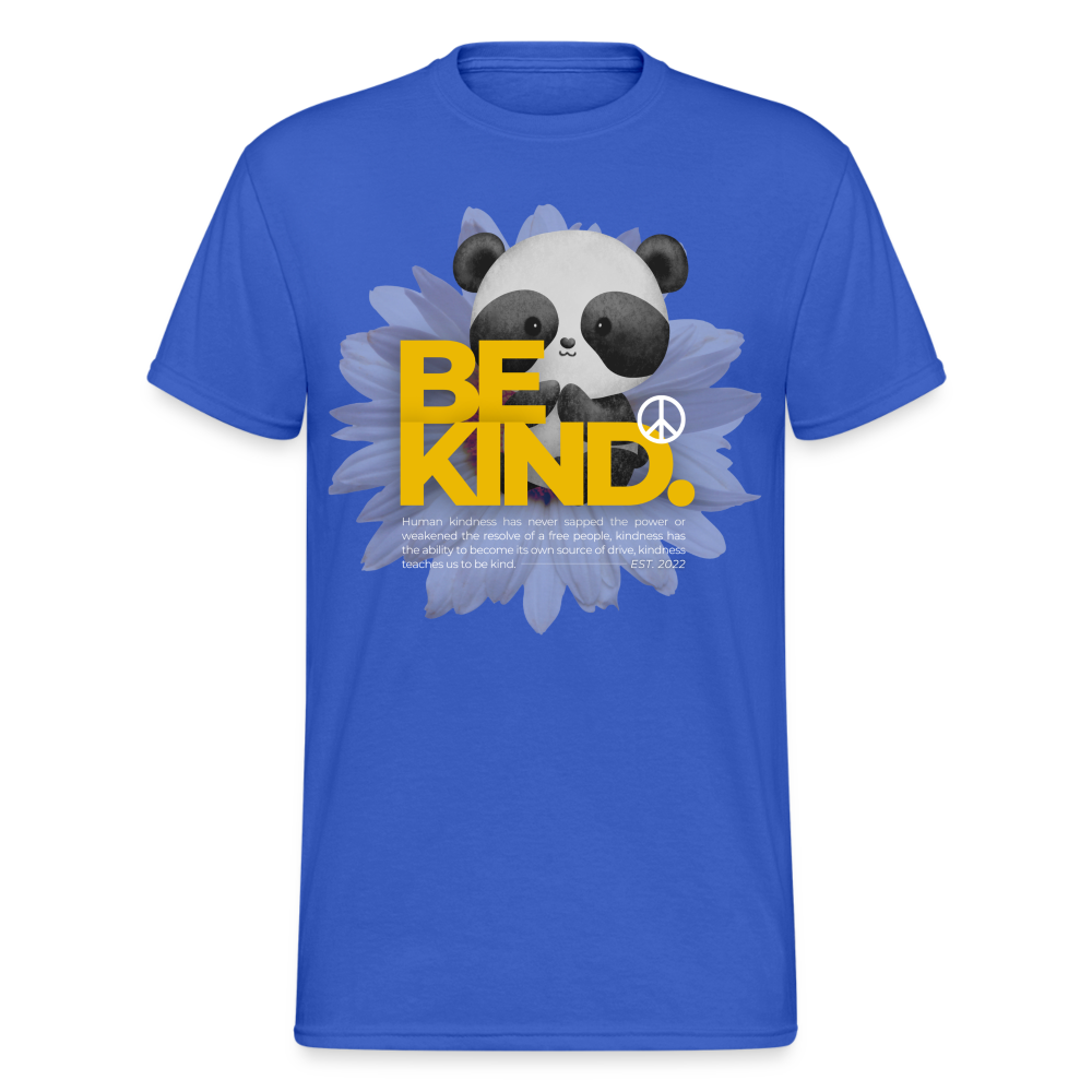 Fashion Herren Gildan Heavy T-Shirt Rundhals Unisex Streetwear - Königsblau