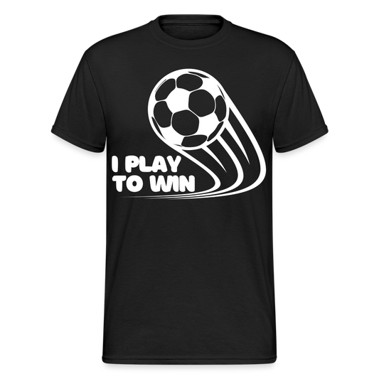 Fashion Herren Gildan Heavy T-Shirt Rundhals Unisex Streetwear - Schwarz