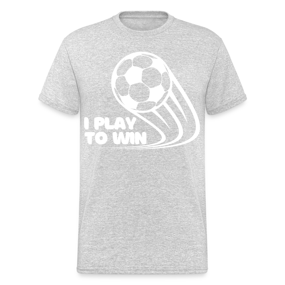 Fashion Herren Gildan Heavy T-Shirt Rundhals Unisex Streetwear - Grau meliert