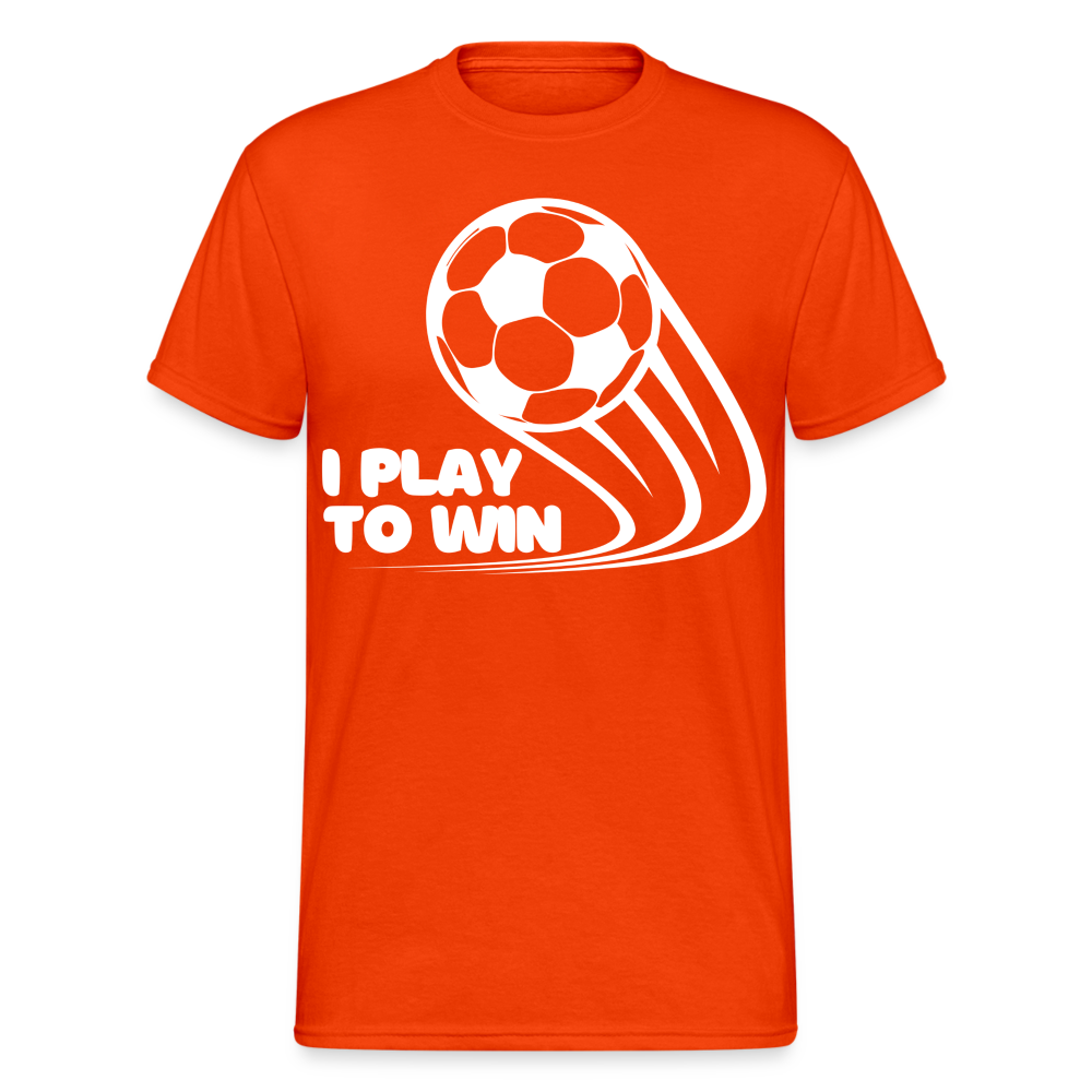 Fashion Herren Gildan Heavy T-Shirt Rundhals Unisex Streetwear - kräftig Orange
