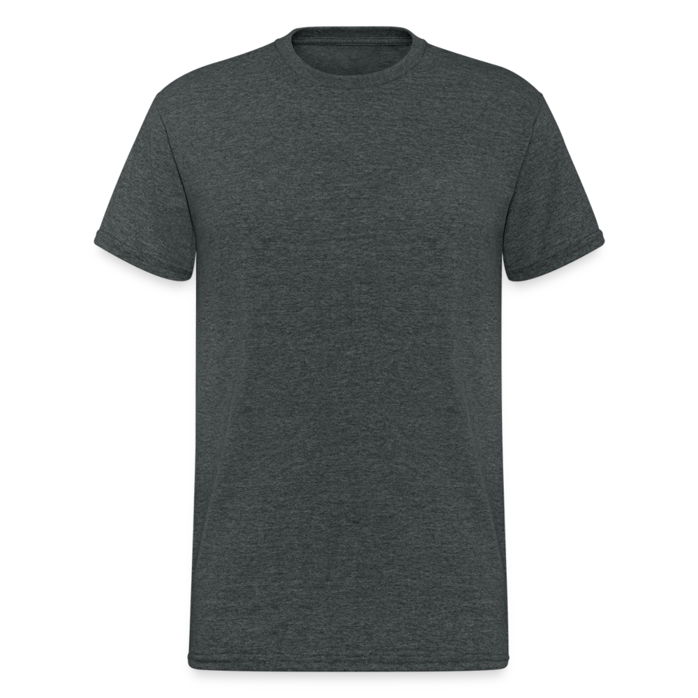 Herren Yakuza T-Shirt Rundhals Unisex Streetwear Gildan 100% Baumwolle - Dunkelgrau meliert