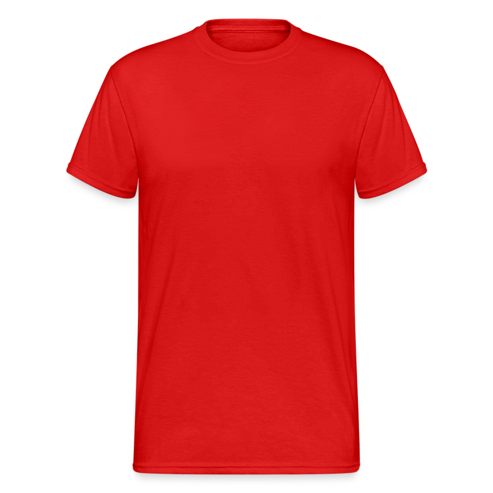 Herren Yakuza T-Shirt Rundhals Unisex Streetwear Gildan 100% Baumwolle - Rot