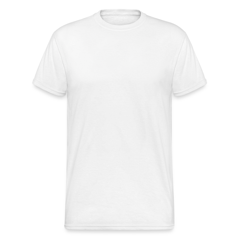 Herren Yakuza T-Shirt Rundhals Unisex Streetwear Gildan 100% Baumwolle - weiß