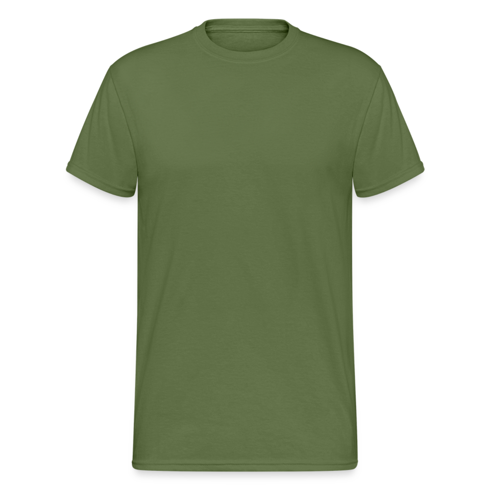 Herren Yakuza T-Shirt Rundhals Unisex Streetwear Gildan 100% Baumwolle - Militärgrün