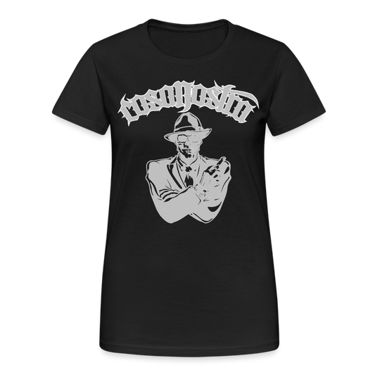 Frauen COSANOSTRA T-Shirt Rundhals Unisex Streetwear Gildan 100% Baumwolle - Schwarz