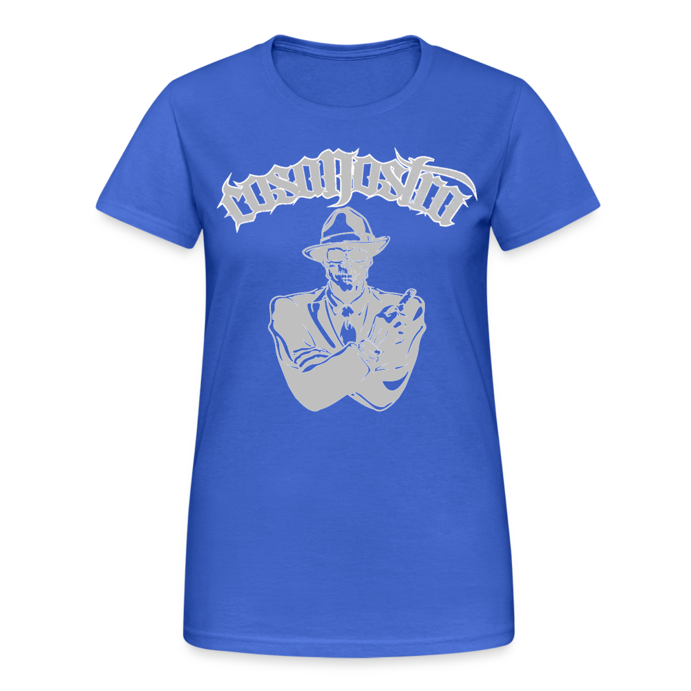 Frauen COSANOSTRA T-Shirt Rundhals Unisex Streetwear Gildan 100% Baumwolle - Königsblau