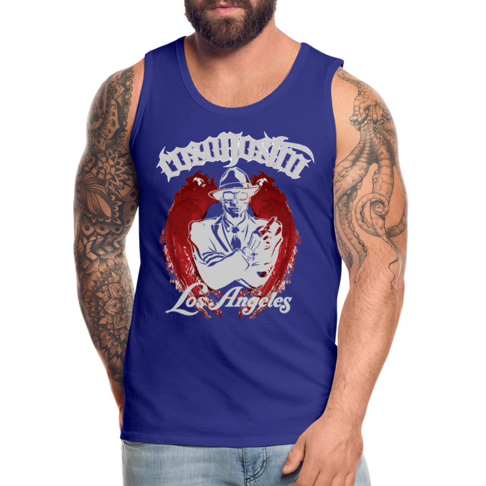 Männer Tank Top Tanktop T-Shirt Muskelshirt Achselshirt Sport Basic Unifarben Herren - Königsblau