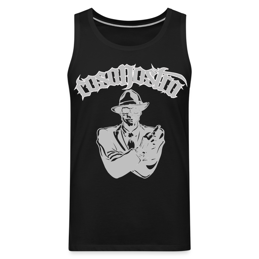 Tanktop COSANOSTRA T-Shirt Muskelshirt Achselshirt Sport Basic  Herren - Schwarz