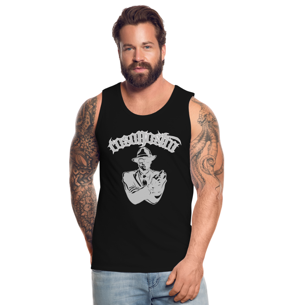 Tanktop COSANOSTRA T-Shirt Muskelshirt Achselshirt Sport Basic  Herren - Schwarz
