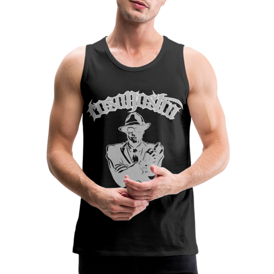 Tanktop COSANOSTRA T-Shirt Muskelshirt Achselshirt Sport Basic  Herren - Schwarz