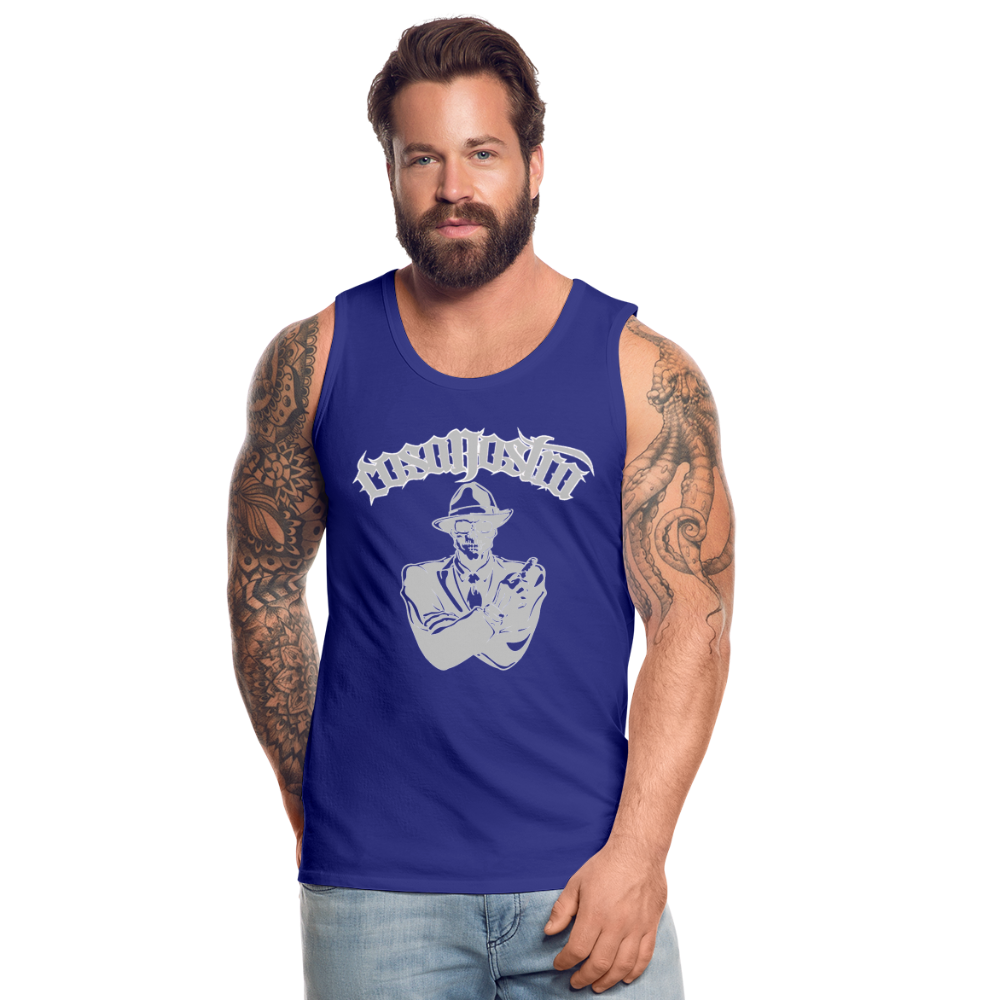 Tanktop COSANOSTRA T-Shirt Muskelshirt Achselshirt Sport Basic  Herren - Königsblau